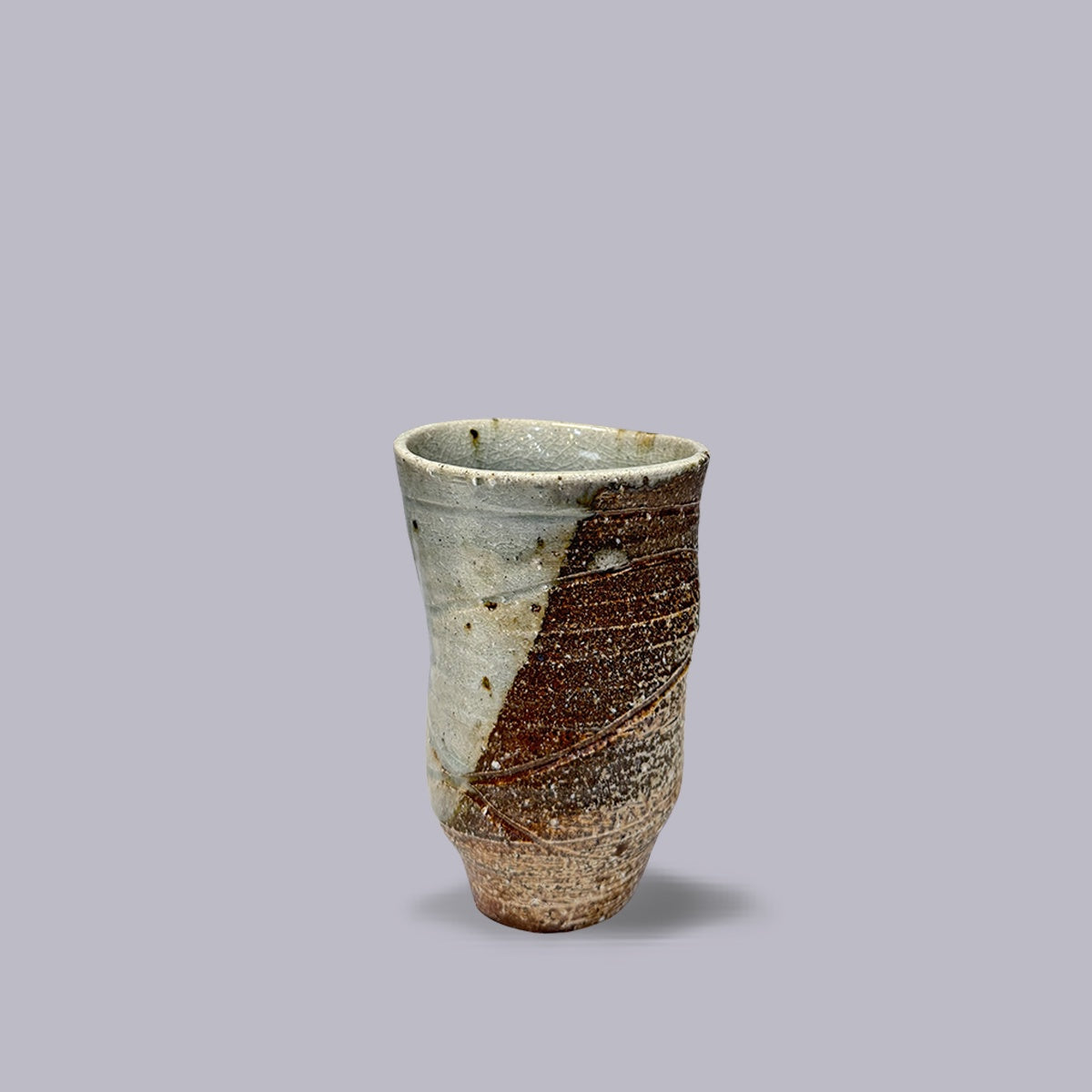 Francis | Summer Range | Carved Vase I| Grey Glaze