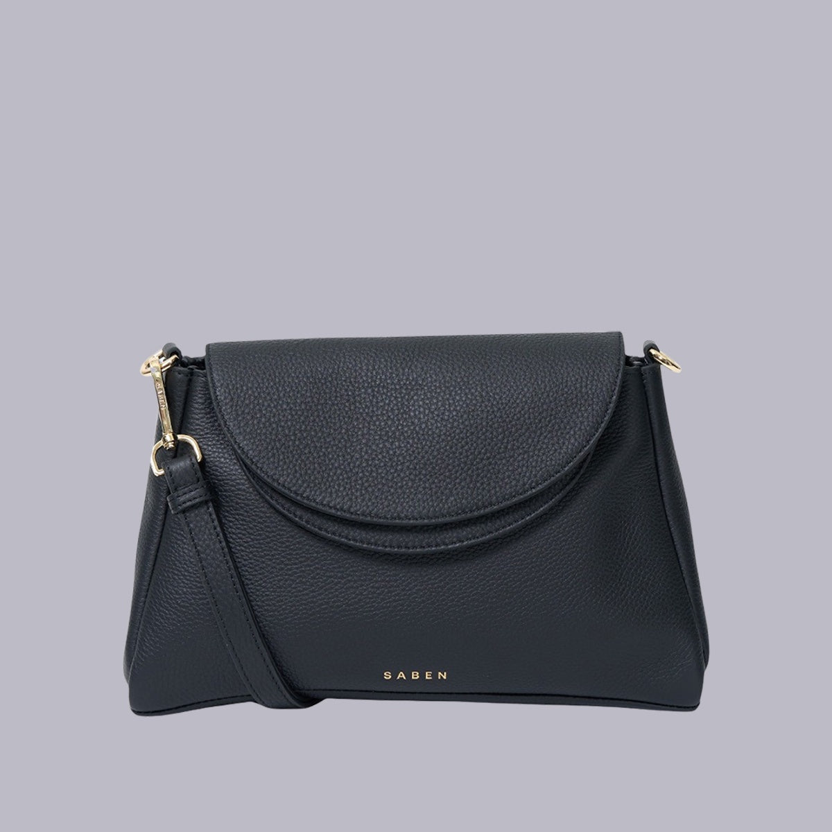 Saben | Beckett Shoulder Bag | Black Luxe