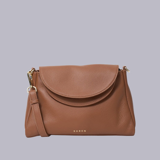 Saben | Beckett Shoulder Bag | Tan Luxe