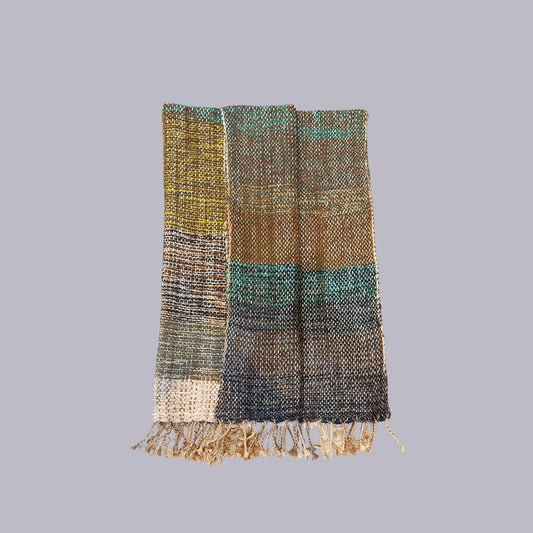 Yasmin Dubrau | Handwoven Blanket | Deep Forest
