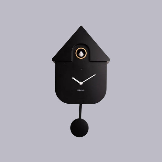 Karlsson | Modern Cuckoo Clock | Black