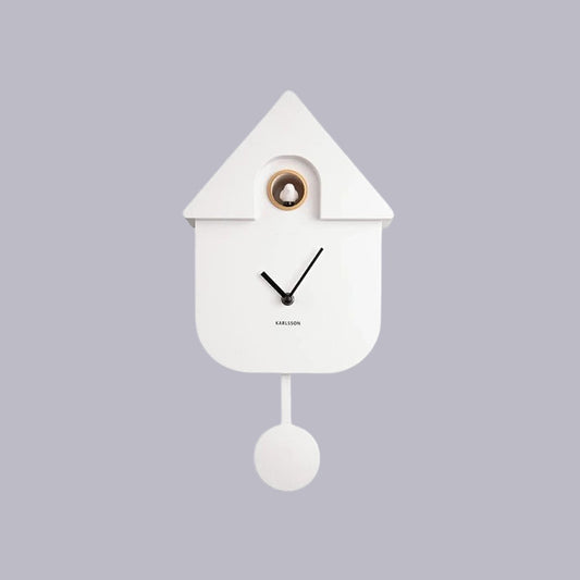 Karlsson | Modern Cuckoo Clock | White