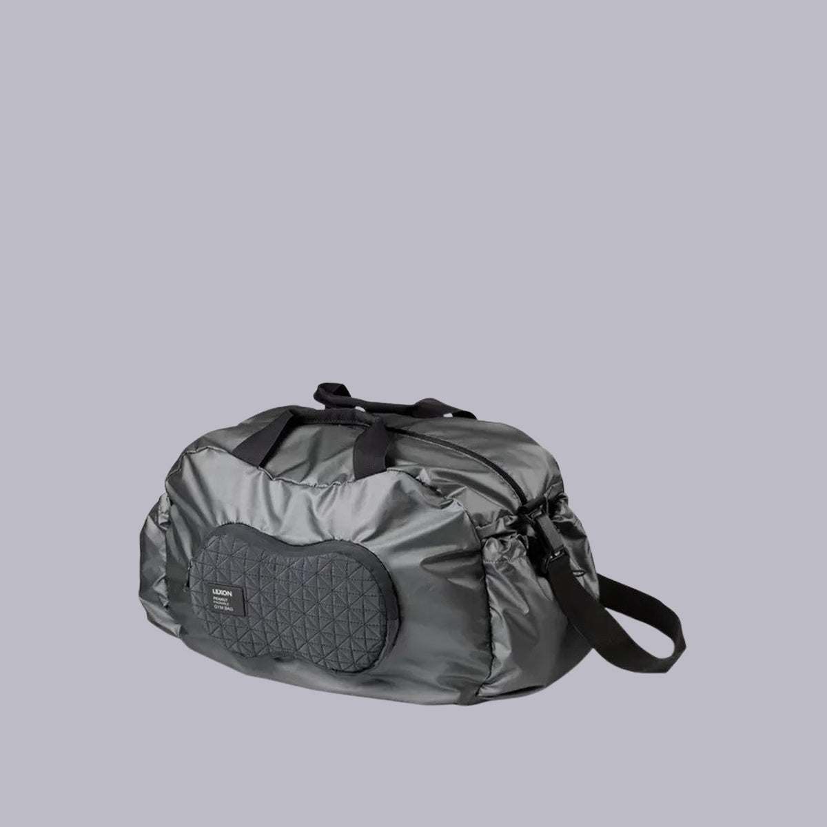 Lexon | Peanut Gym Bag | Gun Metal
