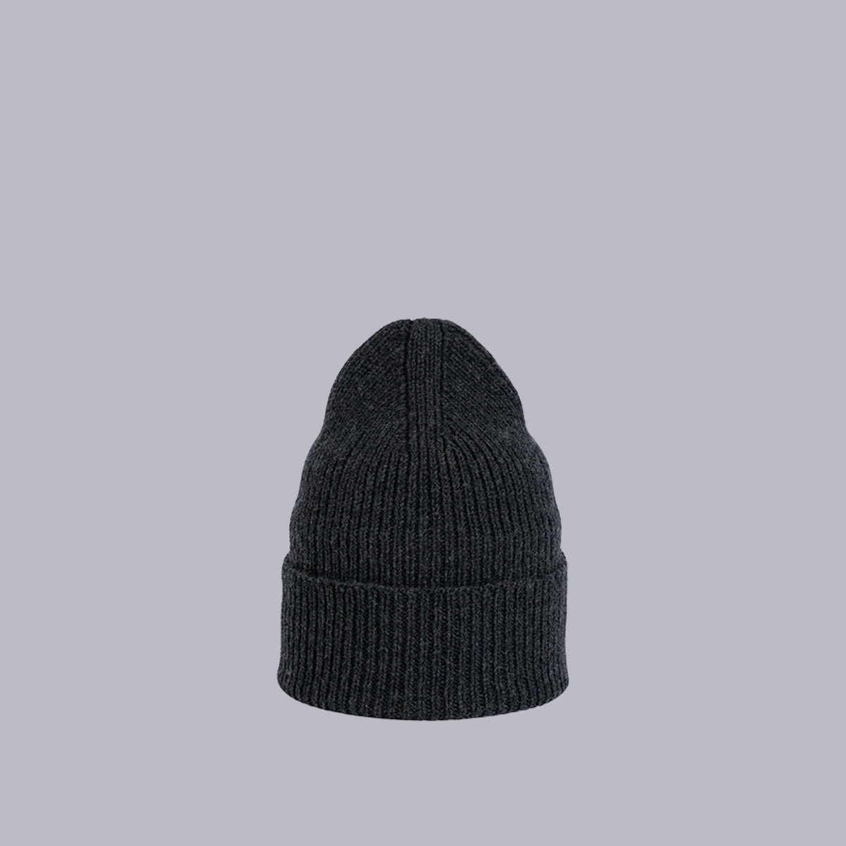 Dinadi | Merino Handknit Rib Hat | Onyx Grey