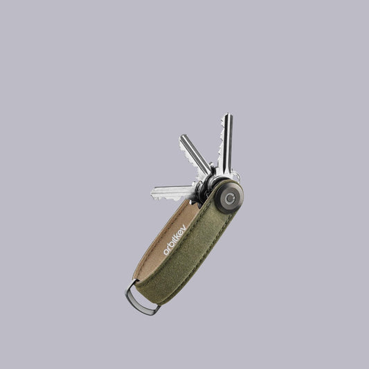 Orbitkey | 2.0 | Waxed Canvas | Khaki Green