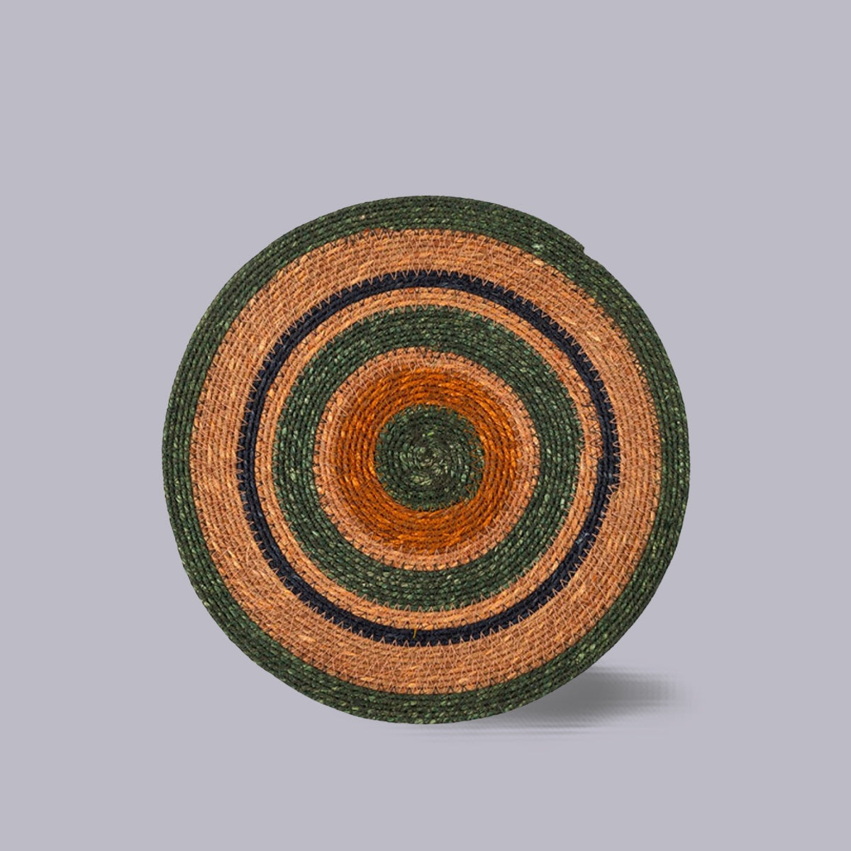 British Colour Standard | Placemat | Olive, Old Rose, Midnight | 31cm
