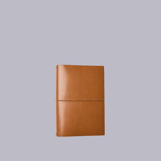 Studio Milligram | Refillable Leather Journal Set | A5 | Camel