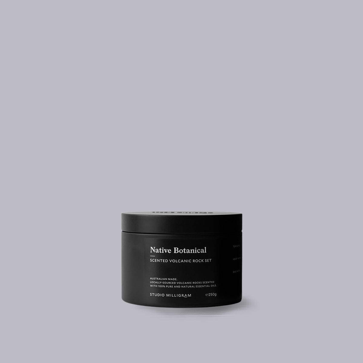 Studio Milligram | Scented Volcanic Rocks | Tin | Native Botanical