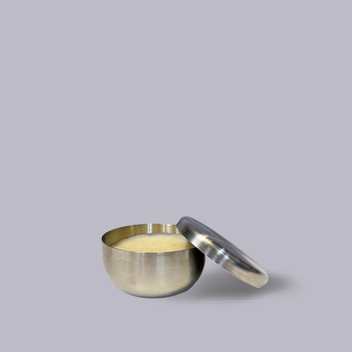 Aermeda | Shaving Soap in Stainless Steel Tin | Goat Milk | Cedar & Lavender