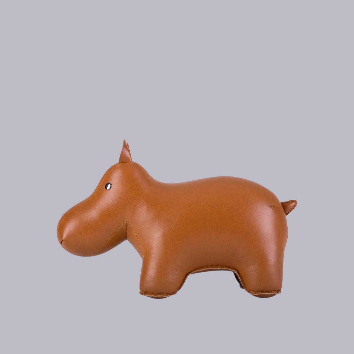 Zuny | Bookend | Classic Hippo | Tan
