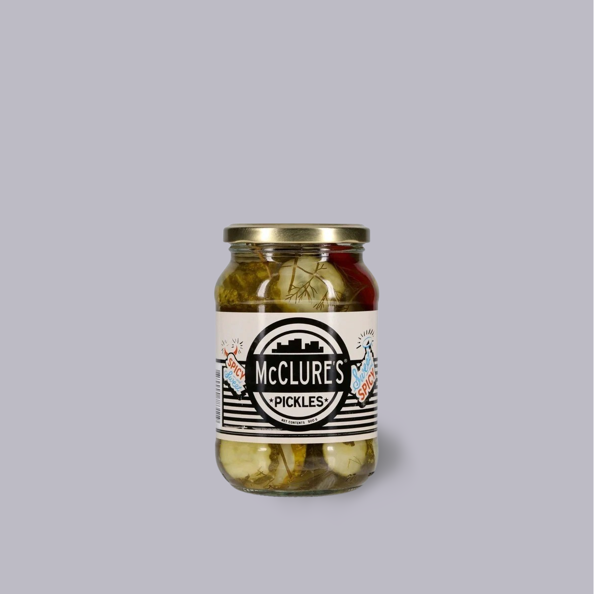 McClures Pickles Sweet & Spicy 500g Replete Cafe & Store