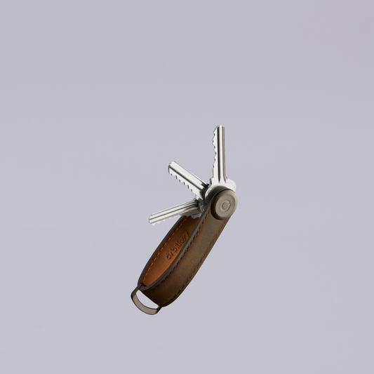 Orbitkey | 2.0 | Crazy Horse Leather | Oak Brown
