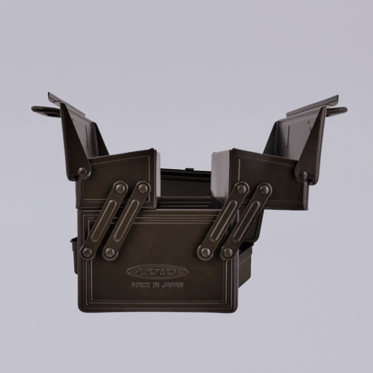 Toyo | Toolbox | Steel Two Stage | 35cm | Black