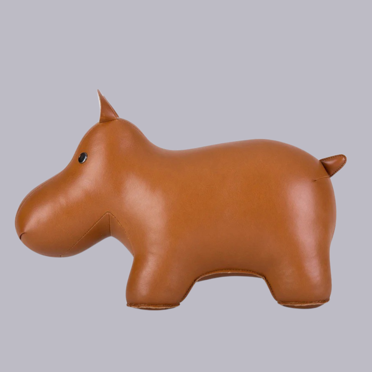 Zuny | Doorstop | Classic Hippo | Tan