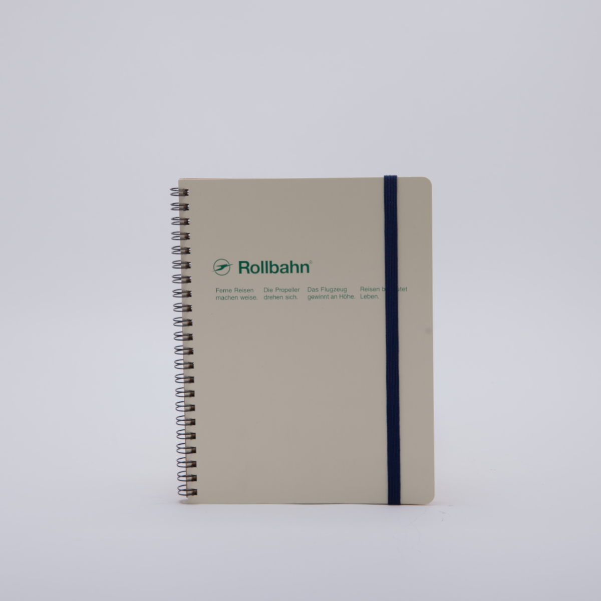 Delfonics | Rollbahn Spiral Bound Notebook | Grid | A5 | Cream