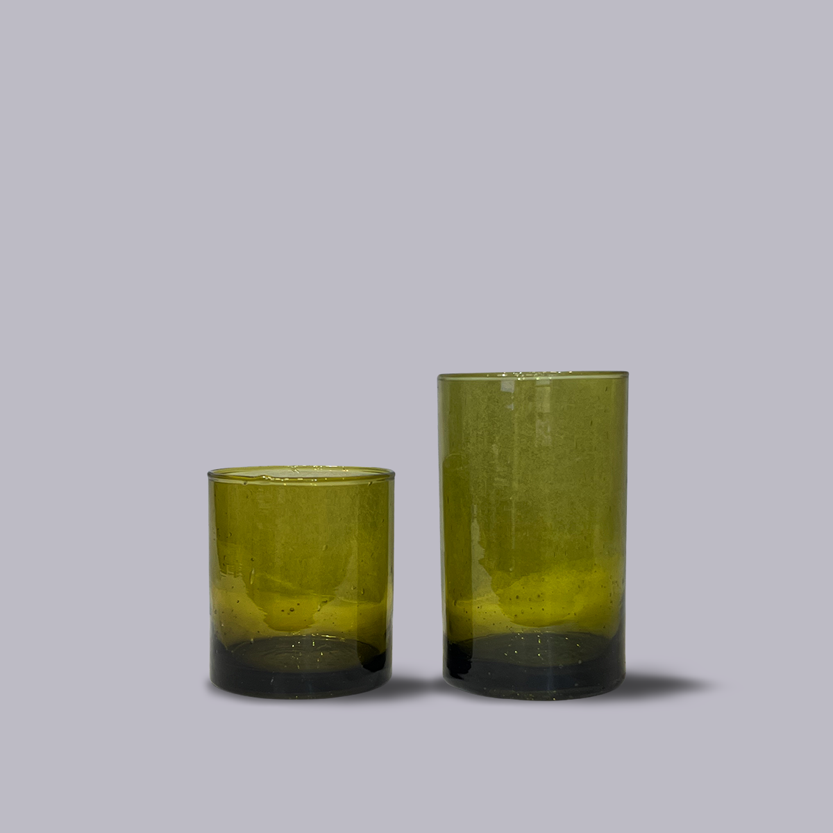 Beldi | Straight Glass Tumbler | Antique Bronze