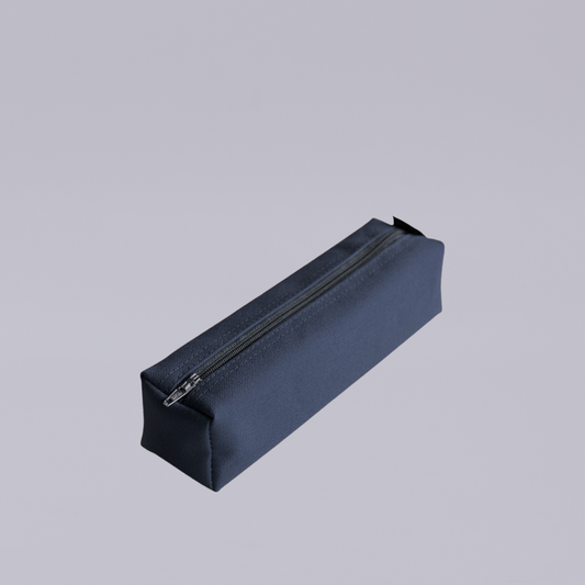 Delfonics | Marek | Canvas Box Pencil Case | Dark Blue