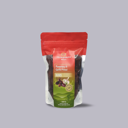 Telegraph Hill | Rosemary & Garlic Pitted Kalamata Olives | 300g