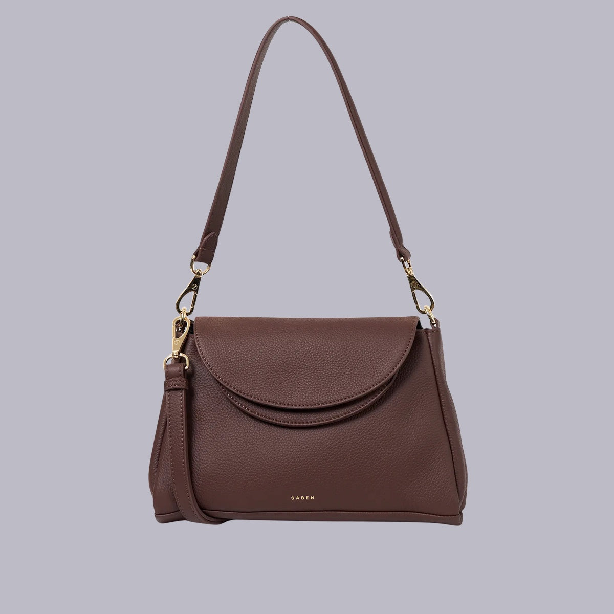 Saben | Beckett Shoulder Bag | Espresso Luxe