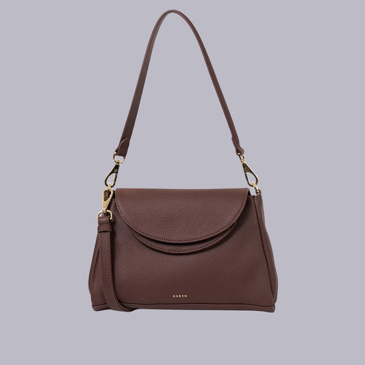 Saben | Beckett Shoulder Bag | Espresso Luxe