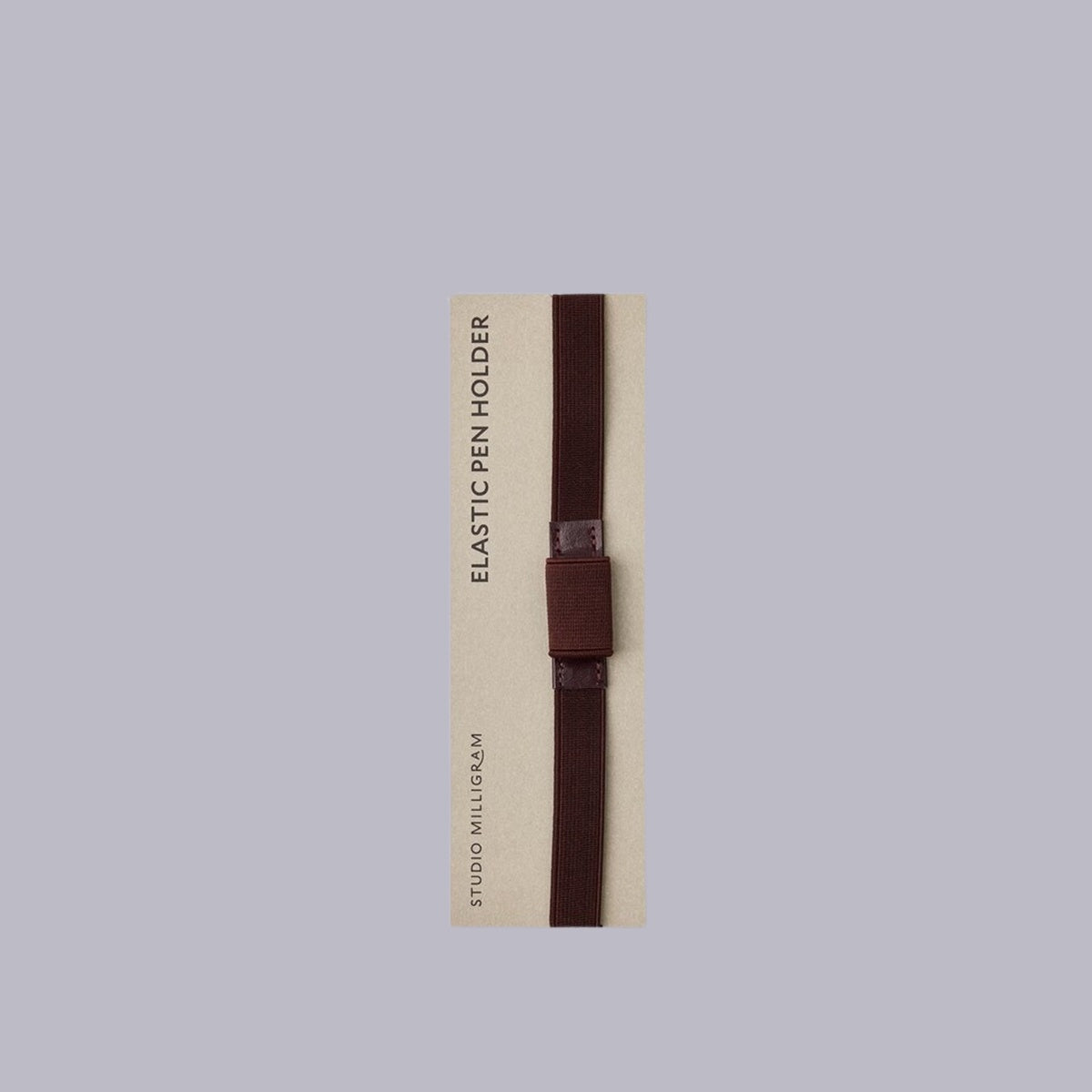 Studio Milligram | Elastic Pen Holder | Burgundy