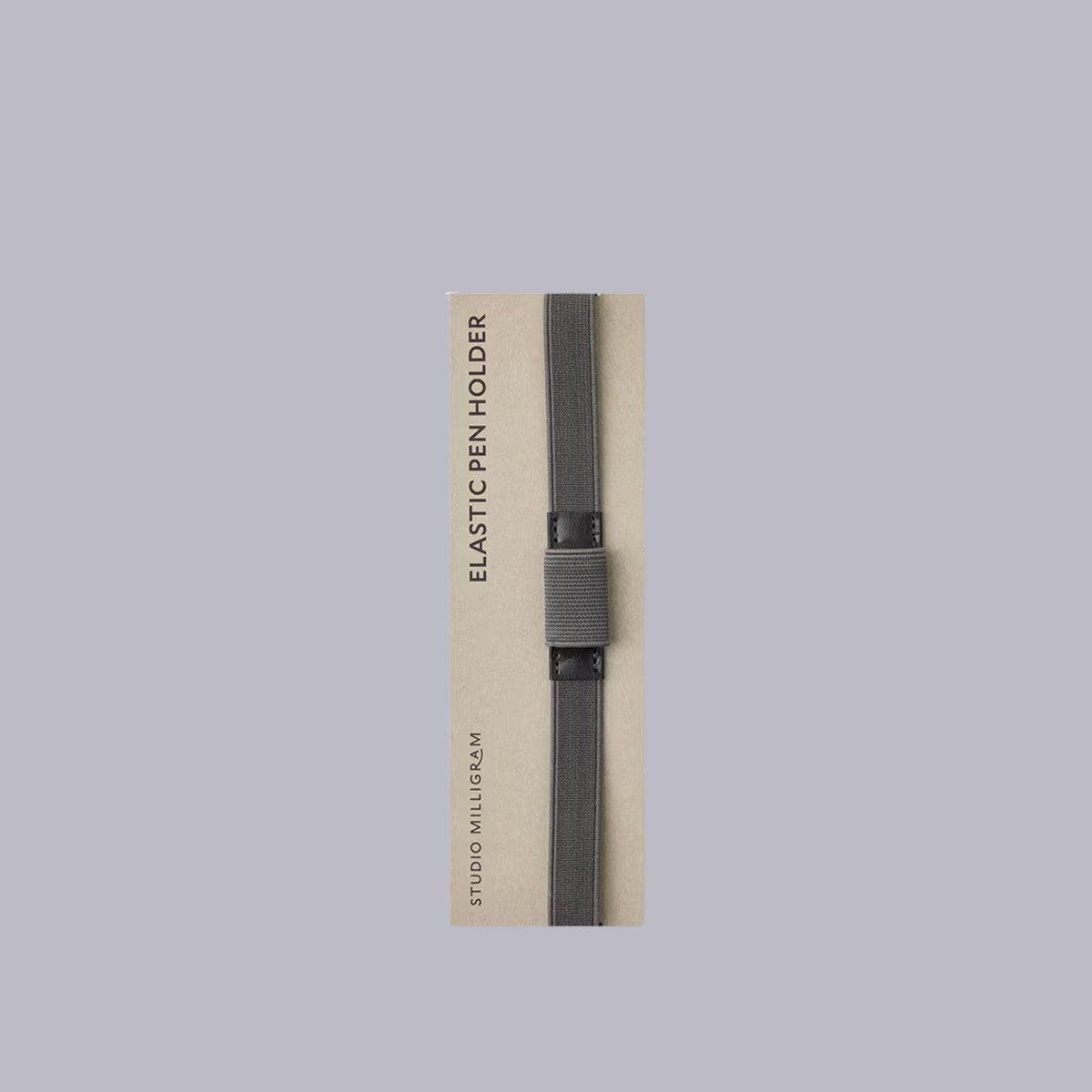 Studio Milligram | Elastic Pen Holder | Charcoal