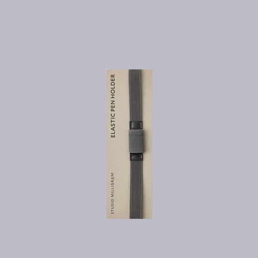 Studio Milligram | Elastic Pen Holder | Charcoal