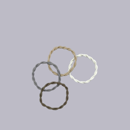 Naibu | Miracle Hair Ties | Beige | Pk 4