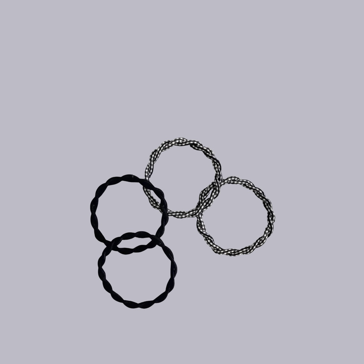 Miracle Hair Ties | Black | Pk 4