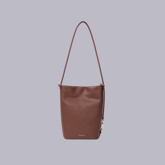 Saben | Jojo Shoulder Bag | Umber Pebble