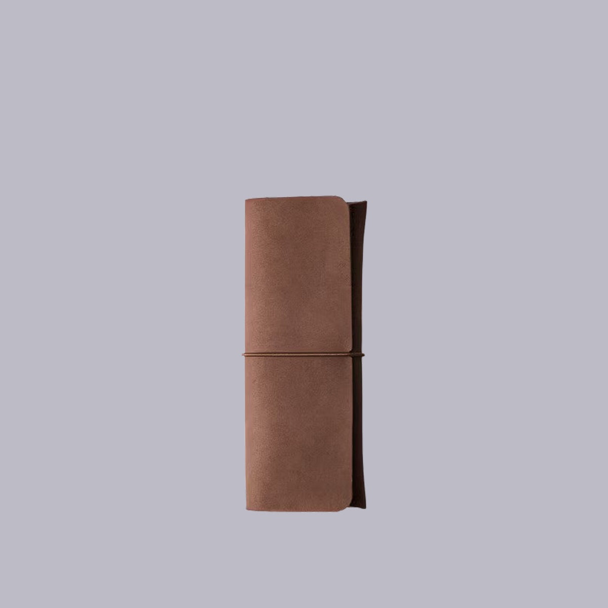 Studio Milligram |  Leather Pen Case | Chocolate Nubuck