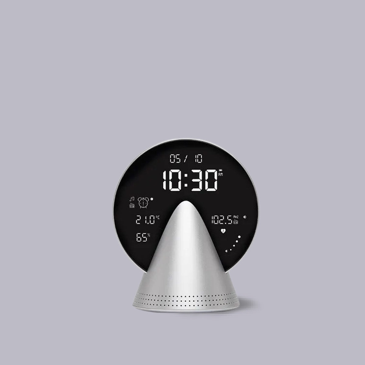 Lexon | Conic Radio - Alarm - Bluetooth Speaker | Glacier