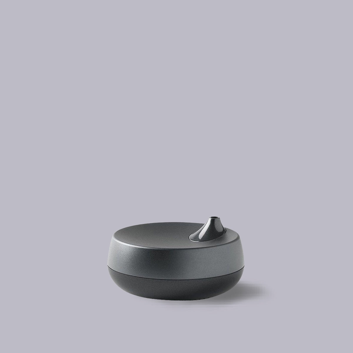Lexon | Romino | Waterless & Portable Aroma Diffuser | Metallic Grey