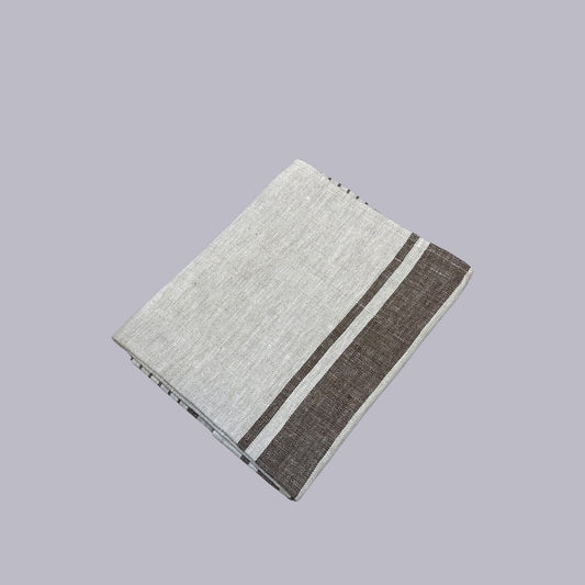 Ottoman | Linen Tea Towel | Provence Chocolate