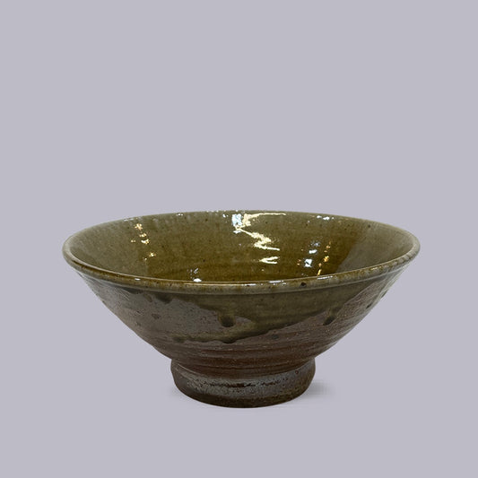 Matilda Halley | Woodfired Large Bowl | Mudstone Glaze