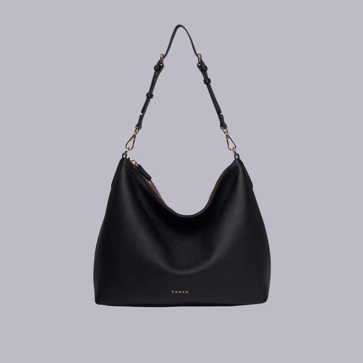 Saben | Miki Shoulder Bag | Black Luxe