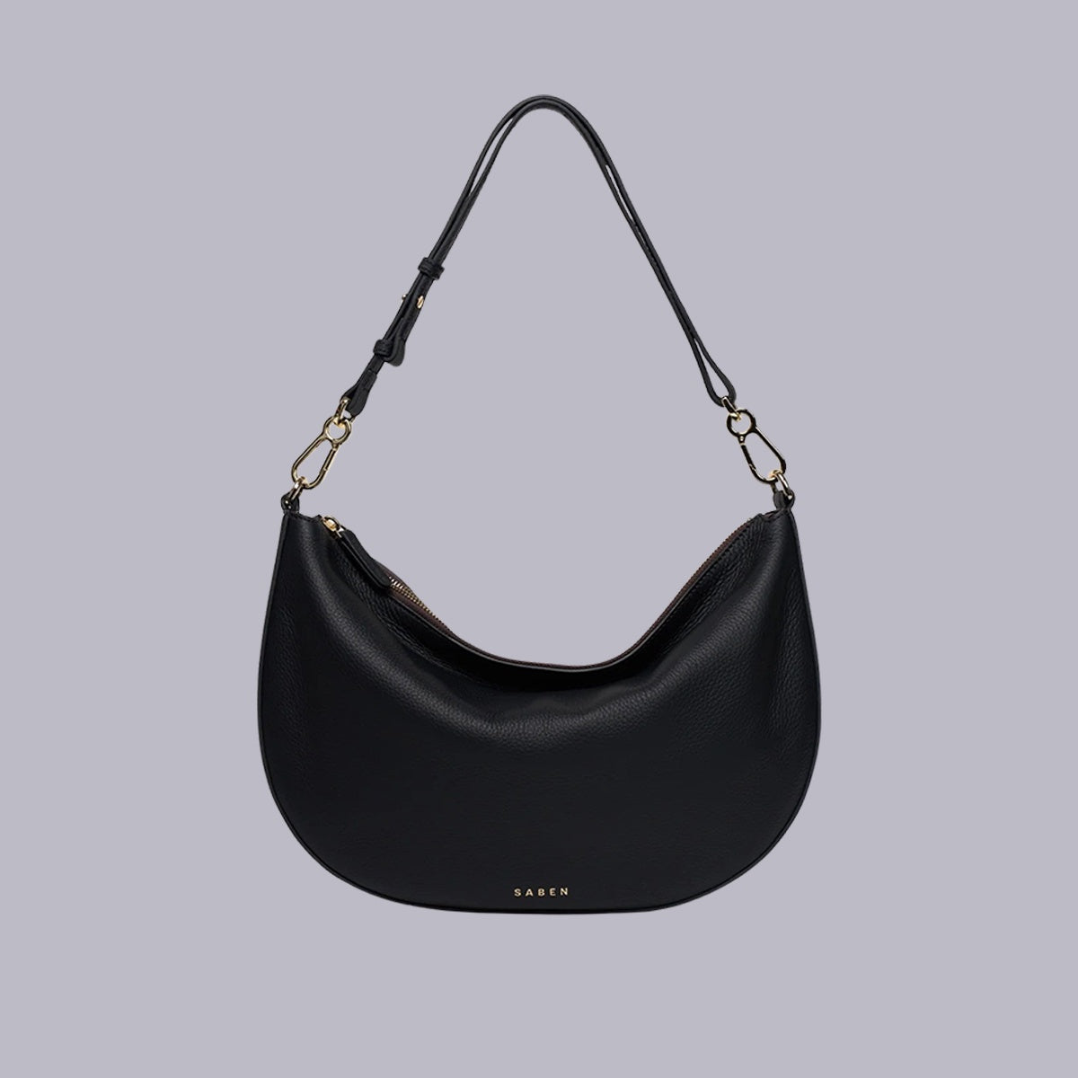 Saben | Noa Shoulder Bag | Black Luxe