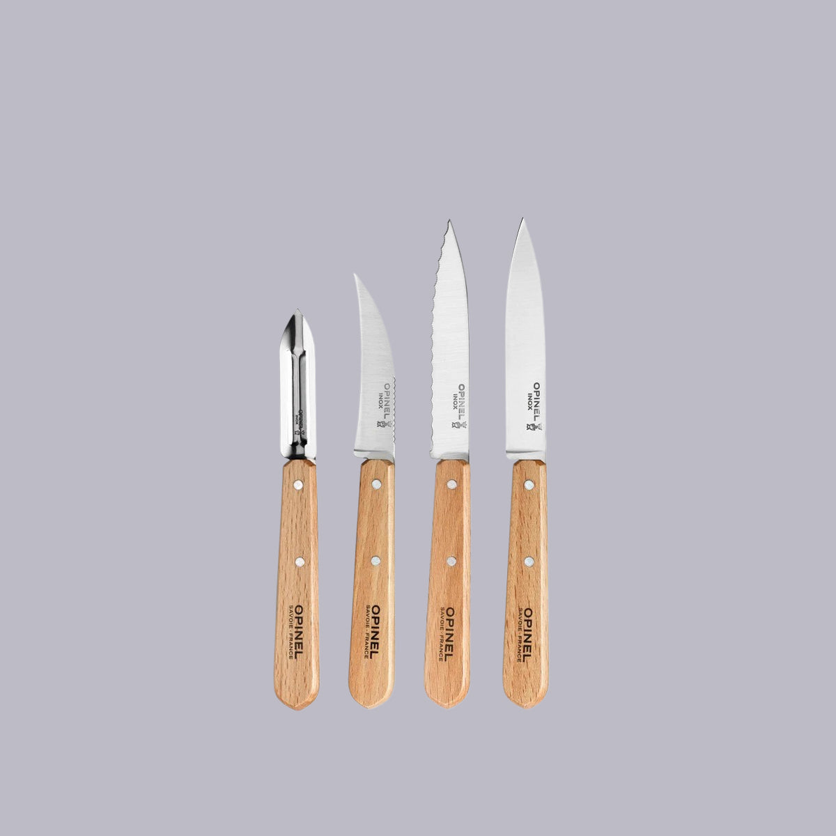 Opinel | Les Essentiels Natural | Kitchen Knife Set