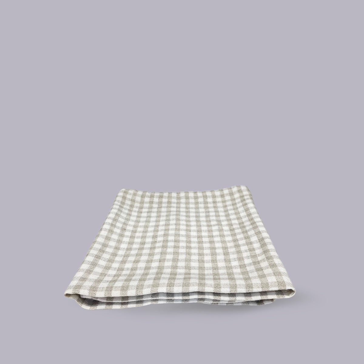 Ottoman | Linen Tea Towel | Gingham Natural