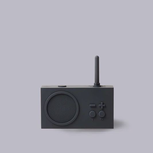 Lexon | TYKHO 3 | Radio FM & Bluetooth Speaker | Dark Grey