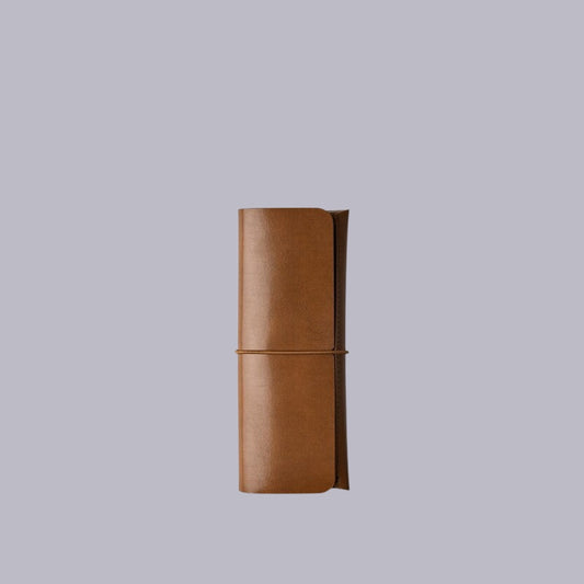 Studio Milligram | Recycled Leather Pen Case | Camel