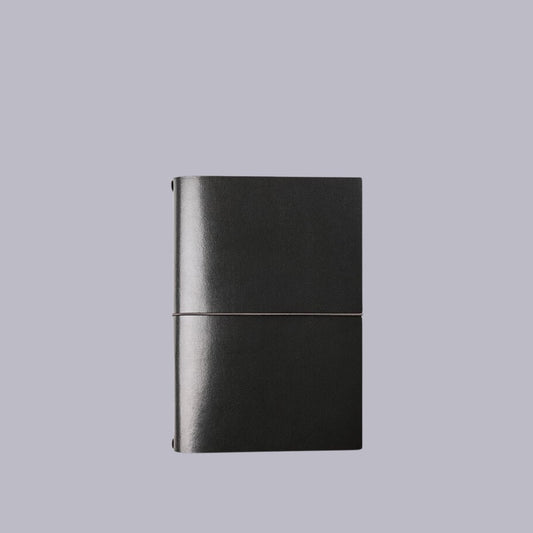 Studio Milligram | Refillable Leather Journal Set | A5 | Charcoal