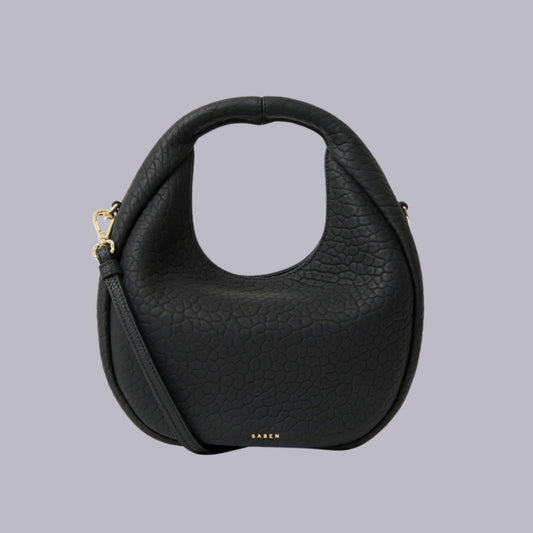 Saben | Halle Mini Bag | Black Bubble