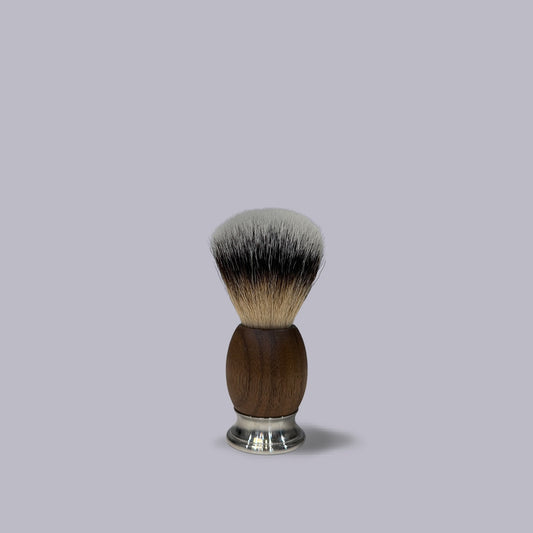 Aermeda | Shaving Brush | Walnut & Stainless