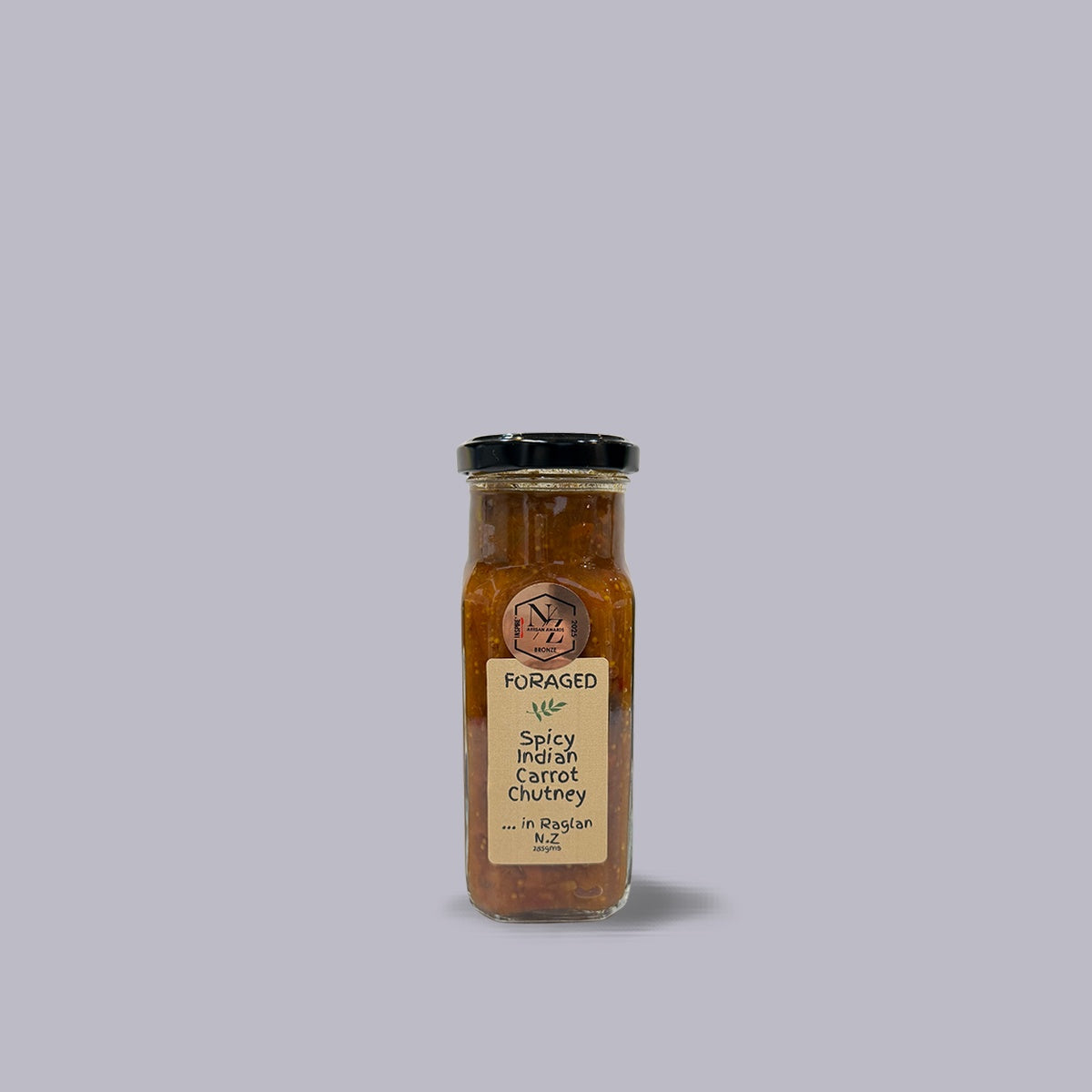 Foraged in Raglan | Spicy Indian Carrot Chutney | 250ml