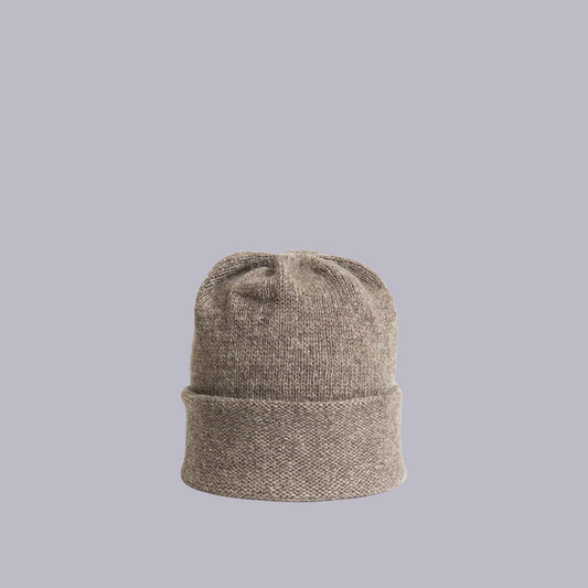 Dinadi | Yak Handknit Tube Hat | Oat Brown