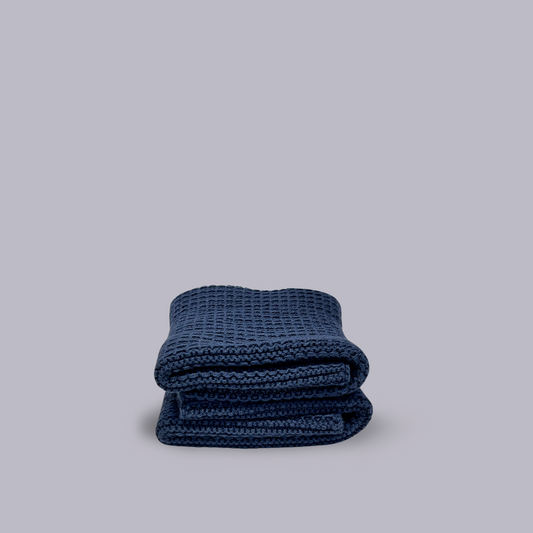 Ecovask | Face Cloths | Midnight Navy | Pack of 2