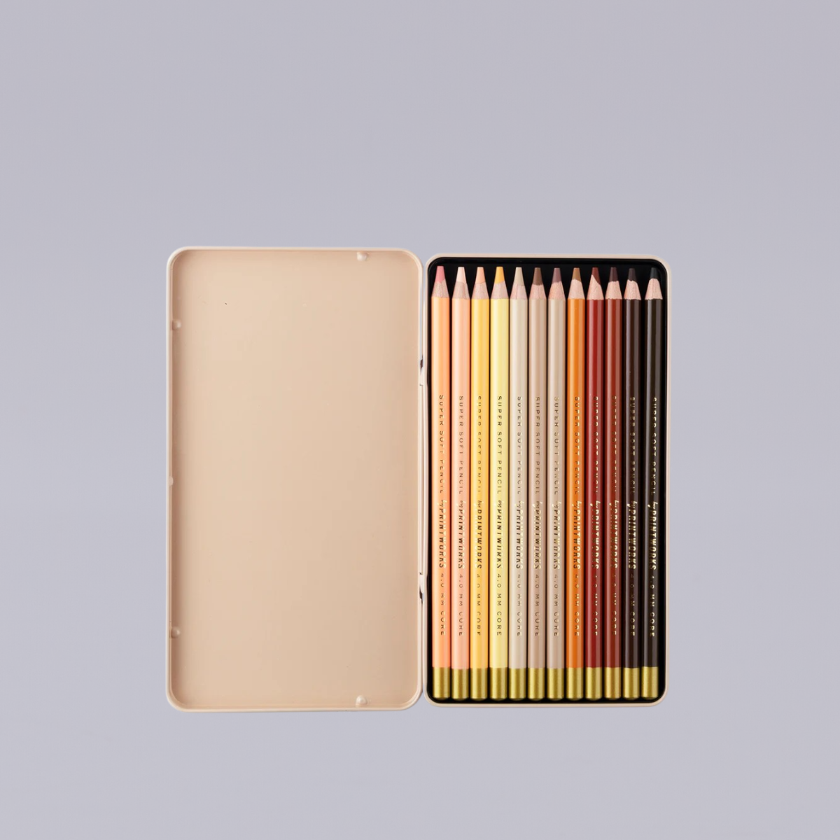 Printworks | Colour Pencils | Set of 12 | Skin Tone
