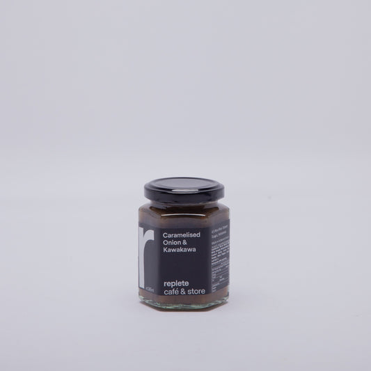 Replete | Caramelised Onion & Kawakawa Marmalade |195ml