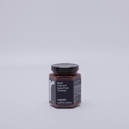 Replete | Black Cherry & Spicy Fruit Chutney | 220g